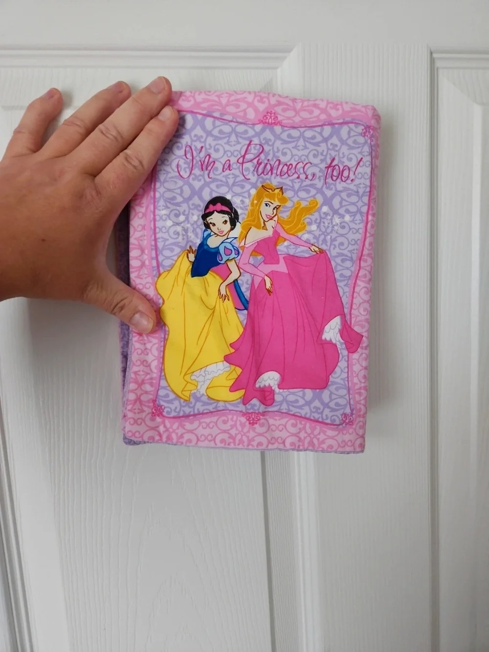 Disney Princess Soft Fabric Activity Book - Pink & Purple